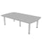 Skutchi Designs 45.25 in W, 84 in L, 29 in H, Engineered Wood Top, Grey HAR-AREC-46X84-PT-01 - alternate 1